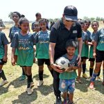 Sachin Tendulkar Arrives In Ranchi To Encourage Young Women Football Players